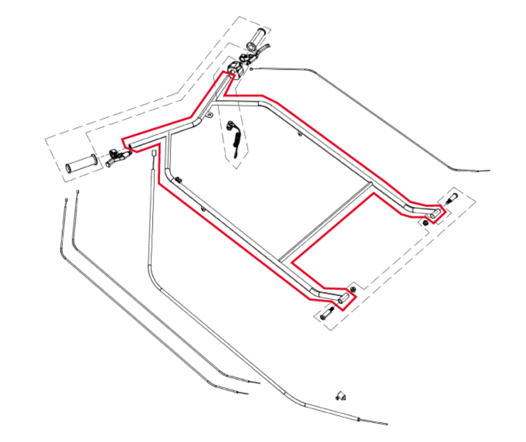 Handlebar Assembly for Sport Model