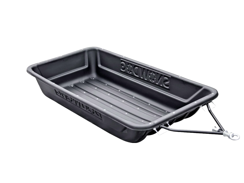 SnowDog Sled with Hitch & Wear Bar – Recreation Revolution